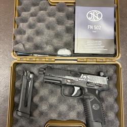 PISTOLET FN HERSTAL 502 T BLACK - CAL.22LR