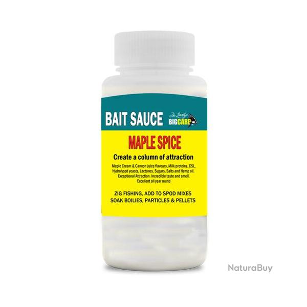 Attractant Big Carp Bait Sauce 500ml Maple Spice