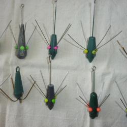 Lot de 10 Plombs grappin de 100 a 200grs !