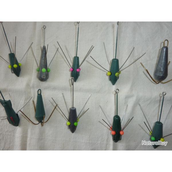 Lot de 10 Plombs grappin de 100 a 200grs !