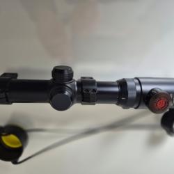 Lunette de battue Electro vis&eacute; 1x-4x20