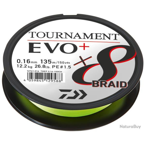 Daiwa TRESSE TN8BEVO+135M 0,10/100 CHARTREUSE