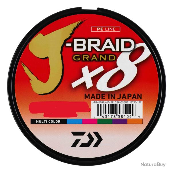Daiwa TRESSE JB GRAND 300M 42/100 MULTICOLORE