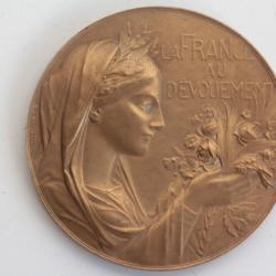 M&eacute;daille La France au d&eacute;vouement A.D.F. 1914-1918