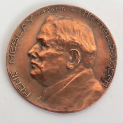 M&eacute;daille Ren&eacute; Meslay M&eacute;decin H&ocirc;pital St Joseph