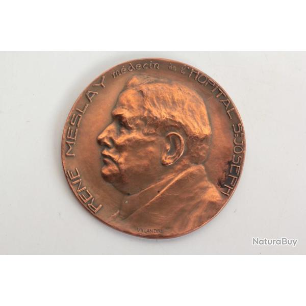 M�daille Ren� Meslay M�decin H�pital St Joseph