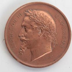 M&eacute;daille Napol&eacute;on III Empereur Exposition universelle Paris 1867