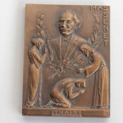 M&eacute;daille Jules Massenet Thais Fr&eacute;deric Focht 1944