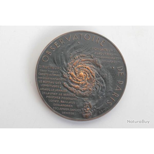 M�daille Observatoire de Paris Tri-Centenaire 1667-1967
