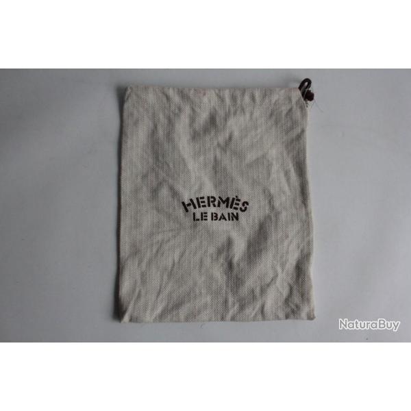 HERMES Le Bain Sac � poussi�re Housse Dustbag 26,5 x 21,5 cm