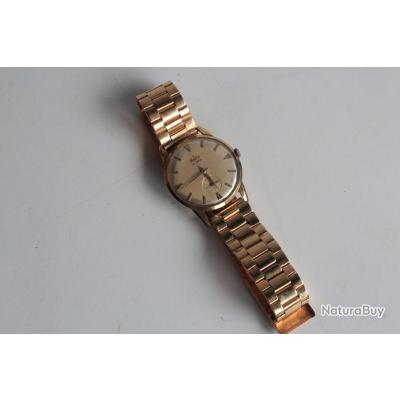 Montre Suisse ALROY AUTOMATIQUE – Plaqué Or 20µ – Vintage 23 Rubis – Fonctionne Parfaitement