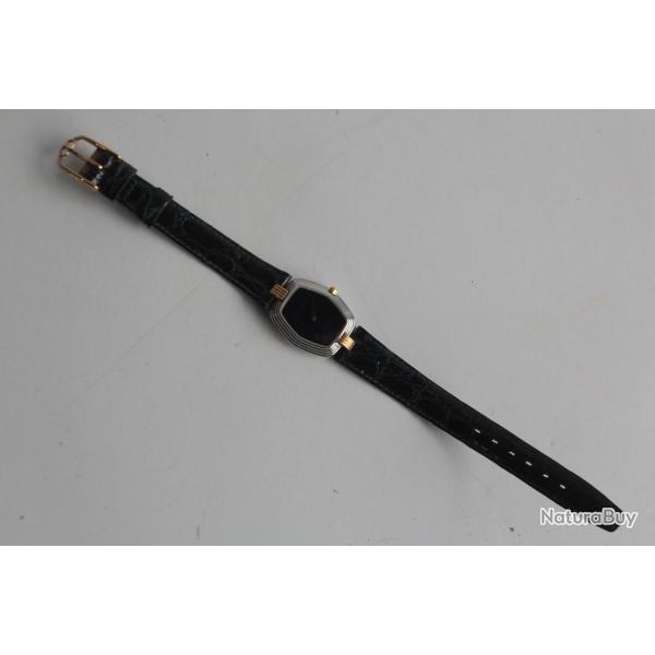 CHRISTIAN DIOR Montre bracelet quartz cadran hexagonal Femme