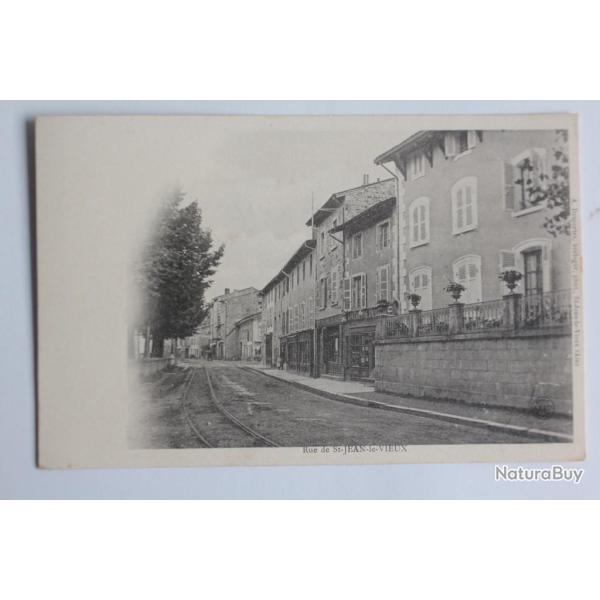 CPA Ain Rue de Saint-Jean-le-Vieux