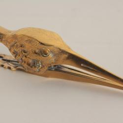 Pince &agrave; courrier figurative Oiseau bronze