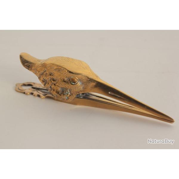 Pince � courrier figurative Oiseau bronze