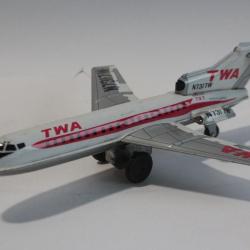 Jouet t&ocirc;le &agrave; friction Avion TWA Boeing 727