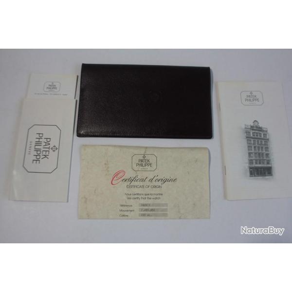 PATEK PHILIPPE Certificat d'origine montre Nautilus 3800/1