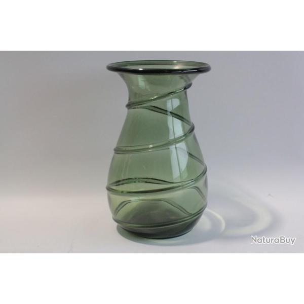 Vase verre souffl� Stuart & Sons Royaume-Uni