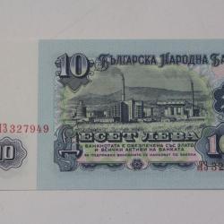 Billet 10 Leva Bulgarie 1974 neuf