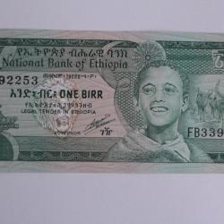 Billet 1 Birr &Eacute;thiopie 1969 neuf