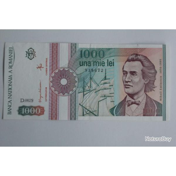 Billet 1000 Lei Roumanie 1991 SPL
