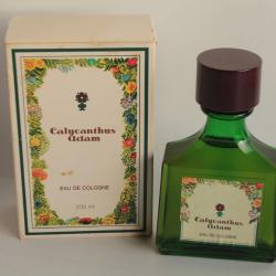 Ancien Flacon Eau de Cologne Calcunthus Adam 200 ml