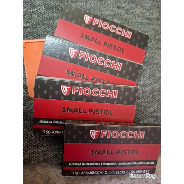 Amorces - FIOCCHI - Small Pistol 4 bo�tes de 150