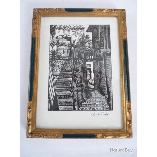 Gravure originale Aldo Patocchi