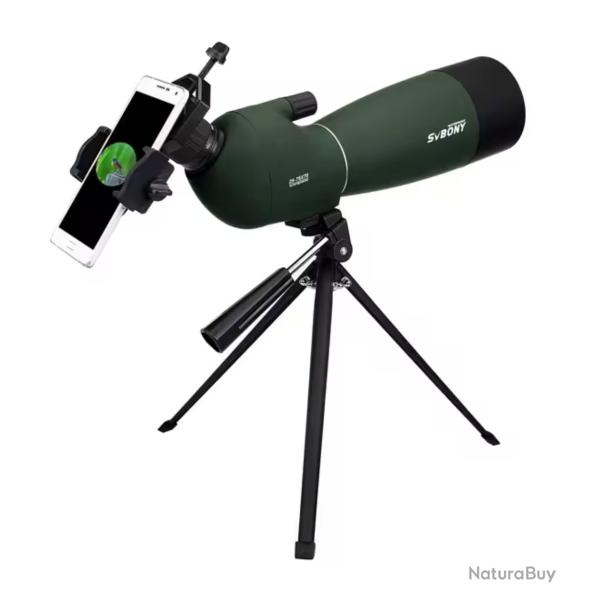 Longue Vue SVBONY 25-75x70 T�lescope d'observation puissant BAK4