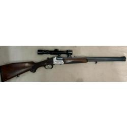 Krieghooff Mod&egrave;le Mixte Calibre 7X57R et 16/70 avec montage &agrave; crochet d'occasion