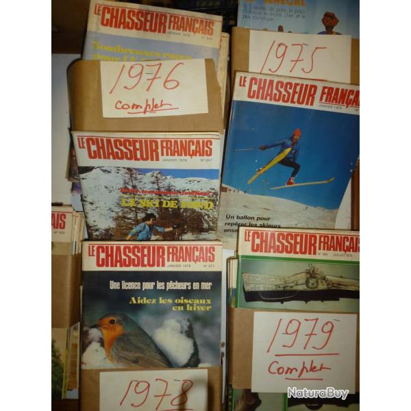 lot de revues "Chasseur Fran�ais :1975-1979