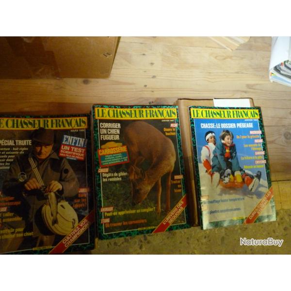 lot de revues "Chasseur Fran�ais :1985-87