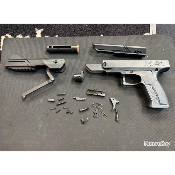 Lot pi�ces d�tach�es M�canique Armurerie Pour arme *Trail mark II cal 4.5*  ench�res