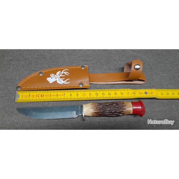 couteaux camping, scout, enfant - �tui et manche cerf