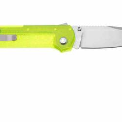 Couteau Flytanium Arcade Lite Lame Acier AUS-10A SW Manche Polycarbonate Green Shark Lock FLY1395GS