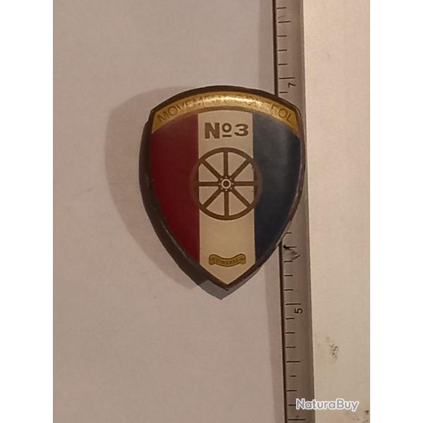 Insigne movement control n�3 (UNIFIL) - couleurs invers�es