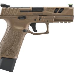 Vente flash ! PISTOLET STOEGER STR9 COMBAT SX BRONZE 9X19 20CPS 3MAG 1/2X28 OPTIC READY AMBIDEXTRE