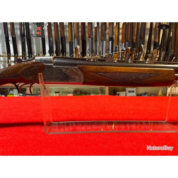 FUSIL SUPERPOS� ARTISAN ST�PHANOIS GUICHARD-FANGET CAL : 12/70, BON ETAT, EXTRACTEUR, CANON 70 cm.