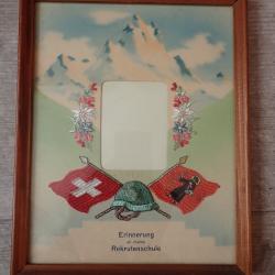 Tableau souvenir conscription, &eacute;cole de recrutement suisse