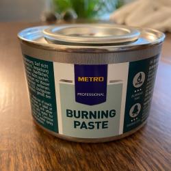 METRO 200g P&acirc;te Br&ucirc;lante 3 Heures Gel Incandescent Chauffe Plat