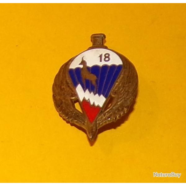 8� R�giment de Chasseurs Parachutistes, plein, retirage, bleu fonc� , FABRICANT SANS ,  HOMOLOGATION
