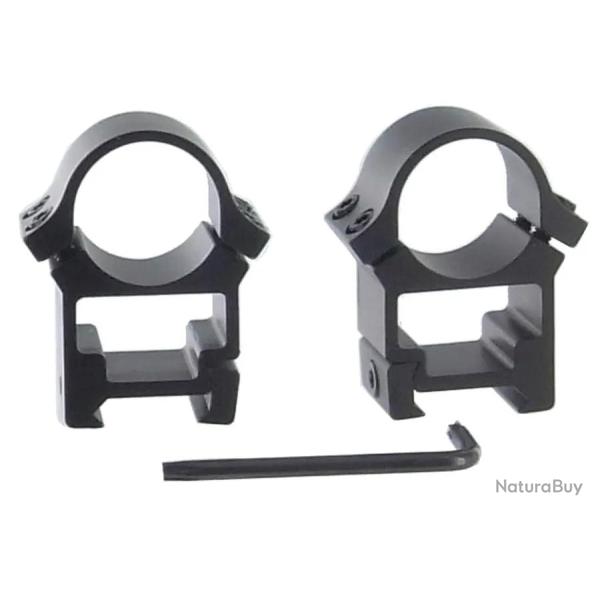 Collier pour lunette de tir de loisir Fuzyon 25,4 mm - Weaver