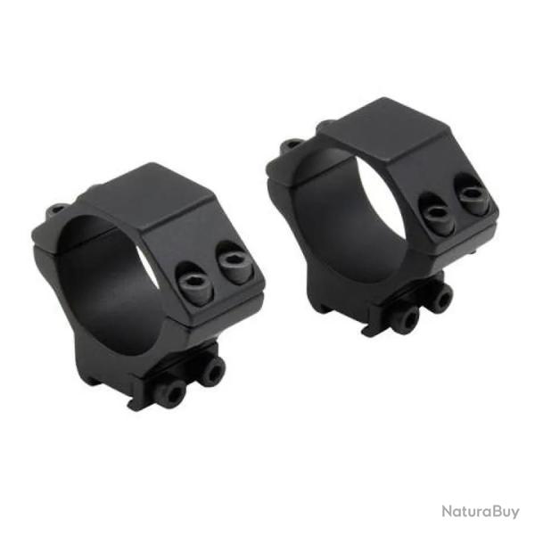 Collier pour lunette en alu Fuzyon 30 mm - Bas - Rail 11 mm