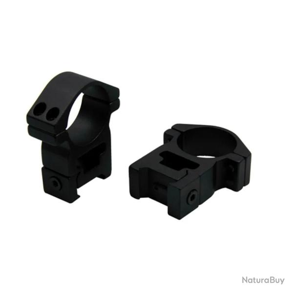 Collier pour lunette en alu Fuzyon 30 mm - Haut - Weaver