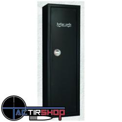 Armoire forte INFAC CLASSIC CT10 8 armes avec lunette + 2 dans la porte - coffre int&eacute;rieur