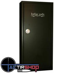 Armoire forte INFAC CLASSIC CT14 11 armes avec lunette + 3 armes dans la porte - coffre int&eacute;rieur - 