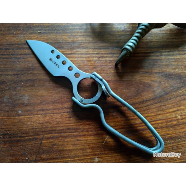 Couteau CRKT One in Hole Collector ouverture lat�rale TBE
