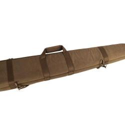 Fourreau double Januel pour fusil 130 cm avec poche marron