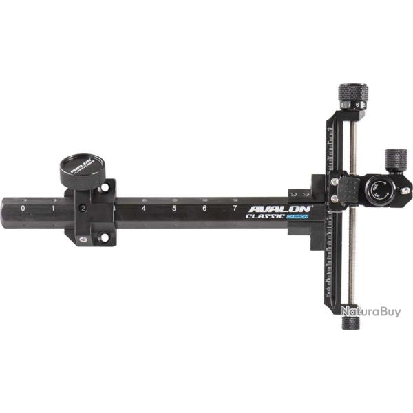 Viseur pour arc classique Avalon Classic Carbon RH Anodize Black/black