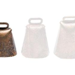 Sonnaillon Januel en m&eacute;tal laitonn&eacute; - 35 mm